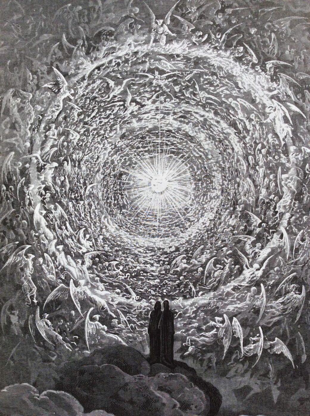 All Souls All Saints Day graphic illustrating the faithful departed