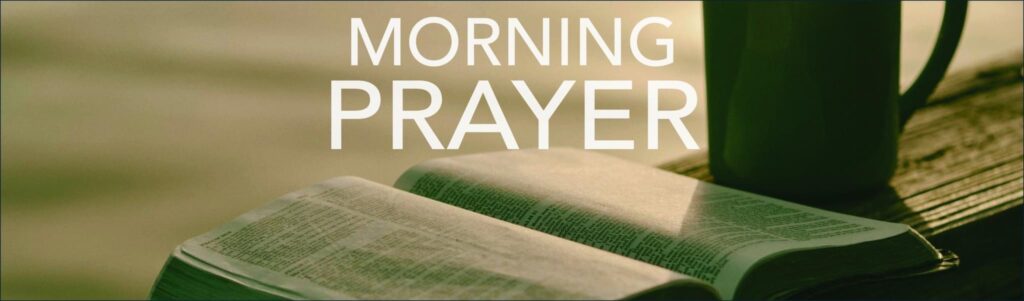morning prayer banner