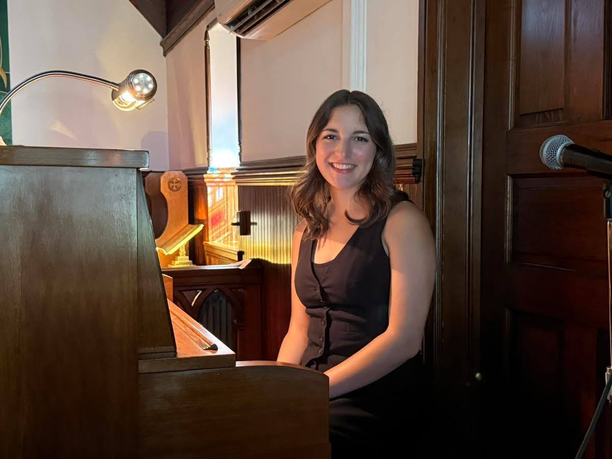 young woman at the piano