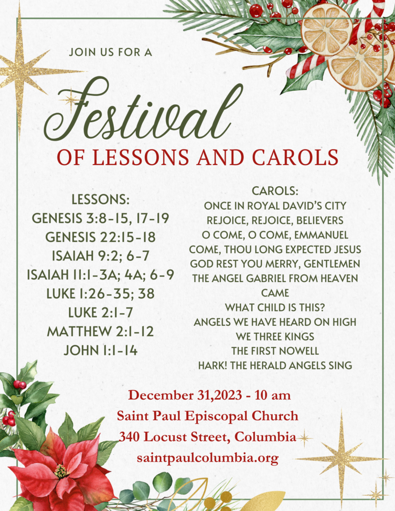 Lessons and Carols service