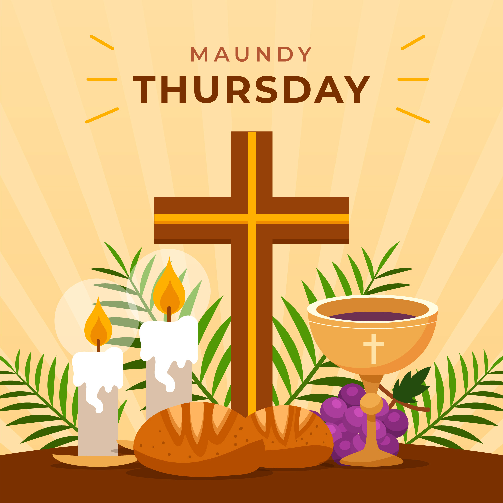 maundy thursday graphic